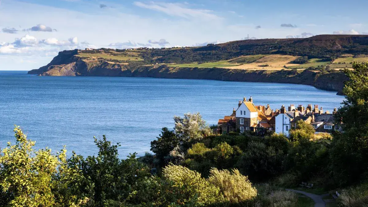 Robin Hoods Bay village and coastline